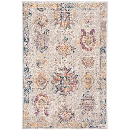 Safavieh 9 x 12 ft. Bristol Power Loomed Large Rectangle Area RugLight Grey & Blue BTL359A-9